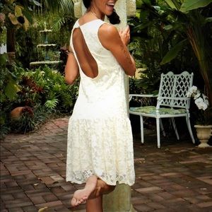 Roaring 20’s Lace Open Back Dress